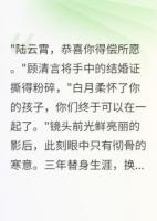 替身影后的商界宠妻日常