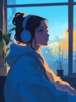 一窗霓虹锁孤影